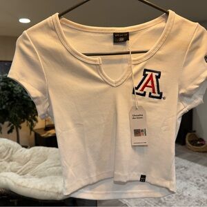 University of Arizona Wildcats crop tee